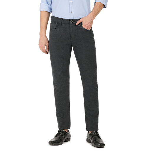 SEAGULL-Charcoal Grey Smart Casual Jeans