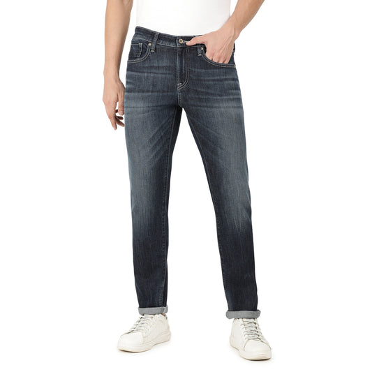 FABRIZIO-Blue Regular Fit Jeans