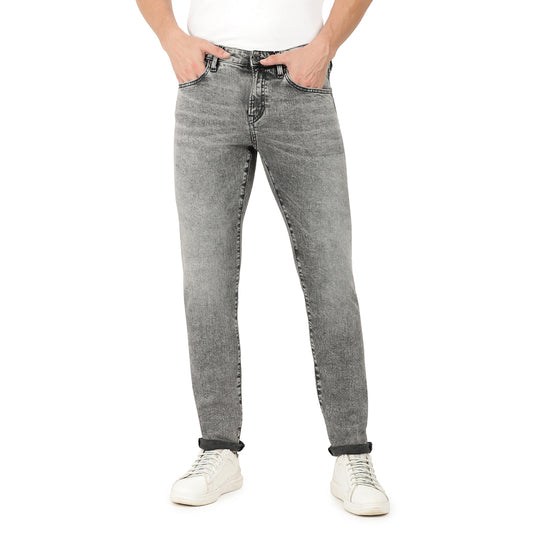 GIACOMO-Grey Regular Fit Jeans