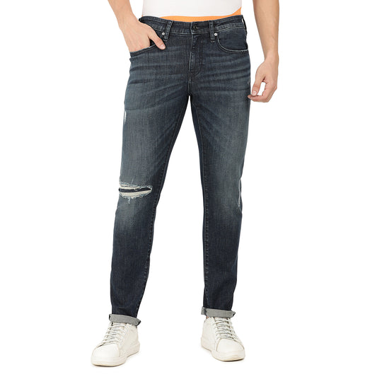 EMILIANO-Blue Comfort Slim Jeans