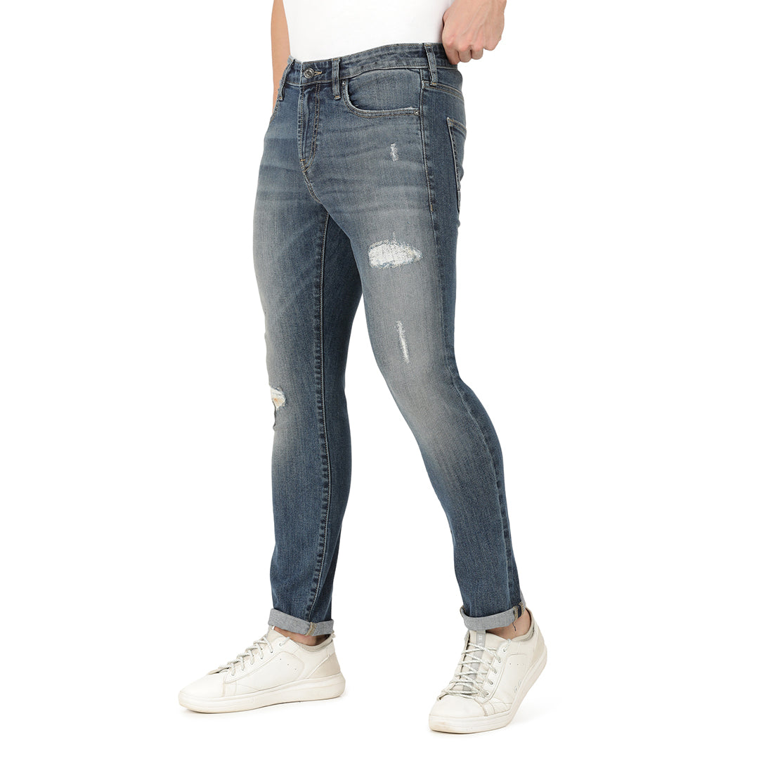 Claudio-Blue Comfort Slim Jeans