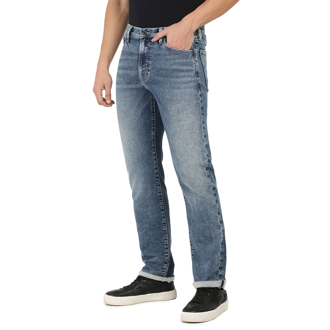 Biagio-Blue Regular Fit Jeans