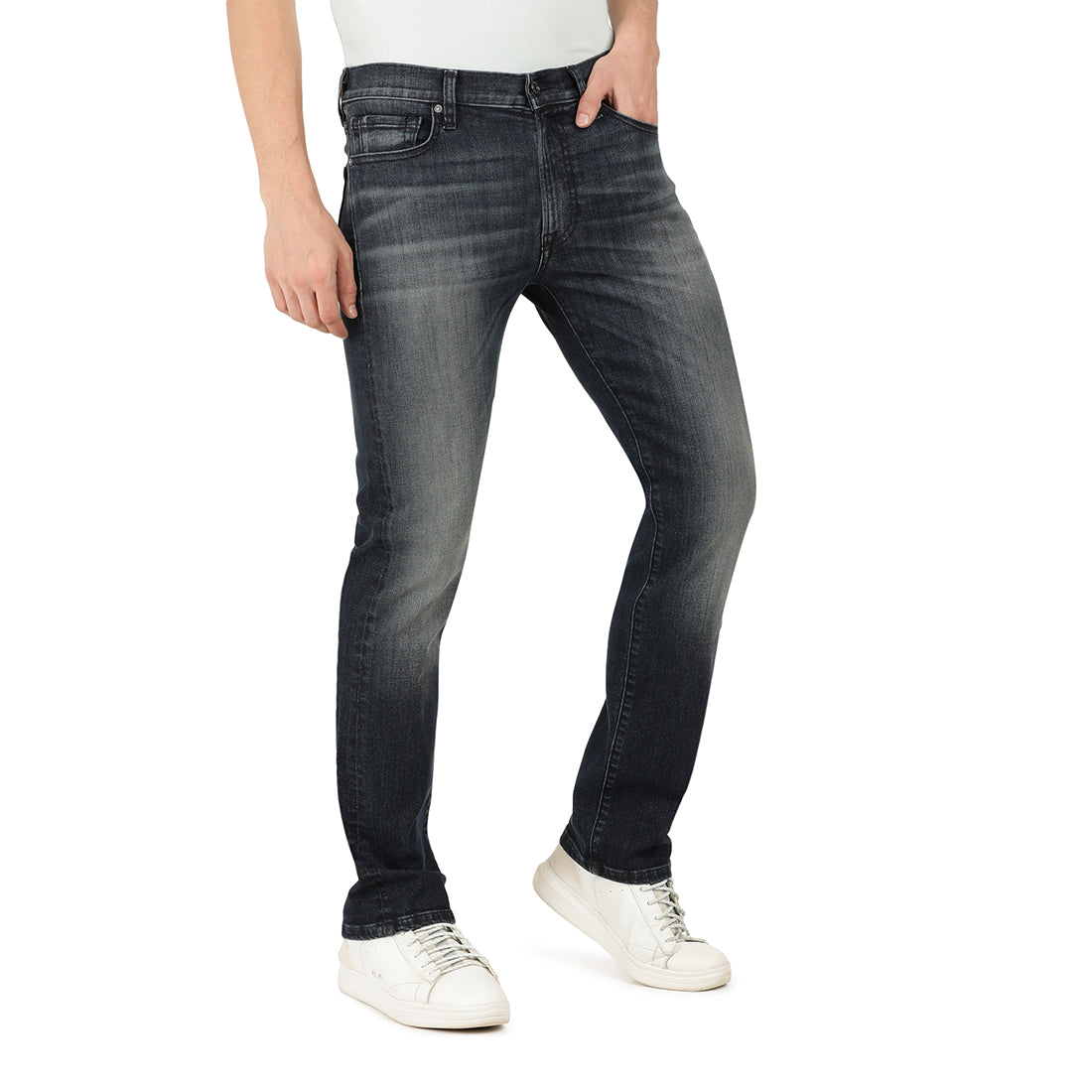 Aldo-Blue Regular Fit Jeans