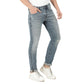 DAVIDE-Blue Tapered Slim Jeans