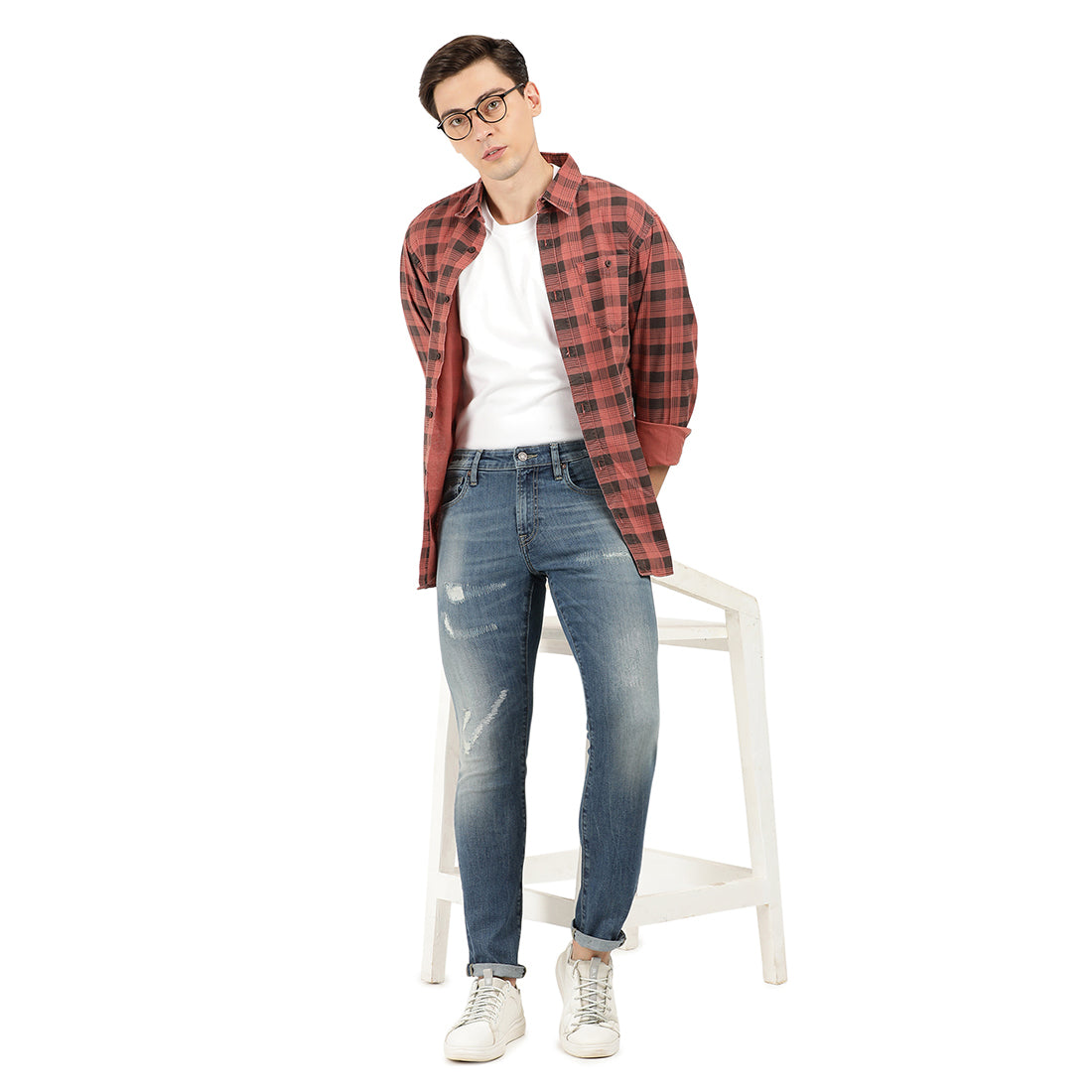 Cosimo-Blue Regular Fit Jeans