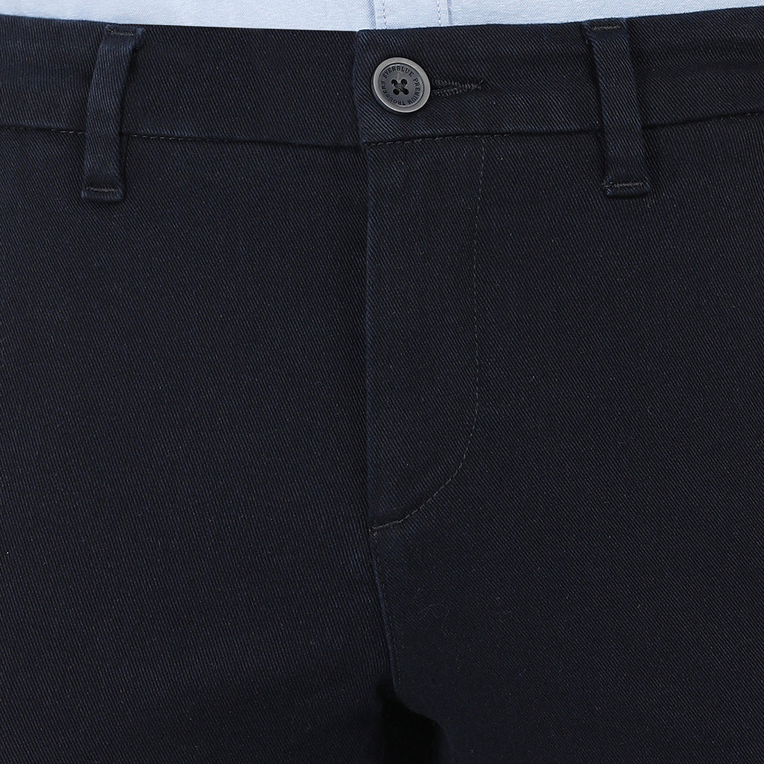 SKYLARK-Navy Blue Smart Casual Jeans