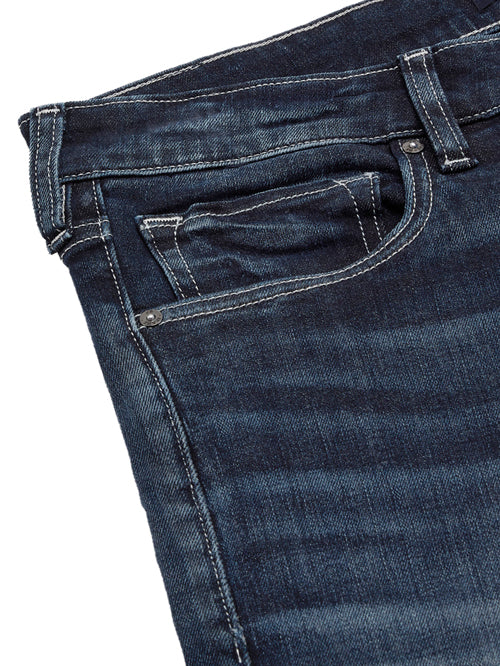 ANTOINE-Blue Tapered Slim Jeans