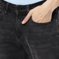 CASILLAS-Black Comfort Slim Jeans