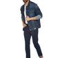 CRISTIANO-Blue Tapered Slim Jeans