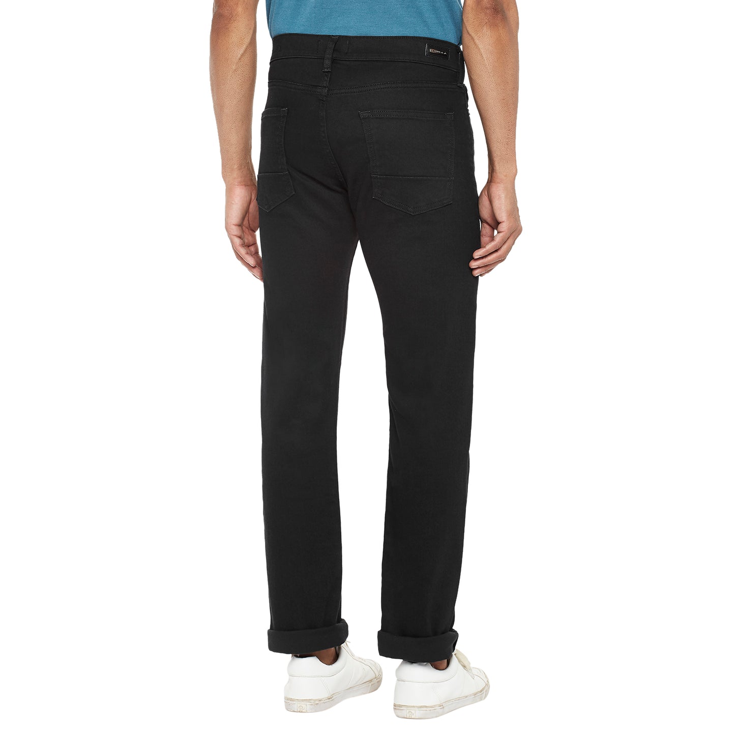 DAVIES-Black Regular Fit Jeans