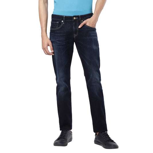 EDEN-Dark Blue Comfort Slim Jeans