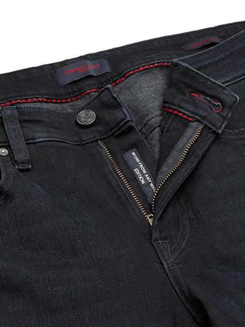 EDERSON-Blue Tapered Slim Jeans