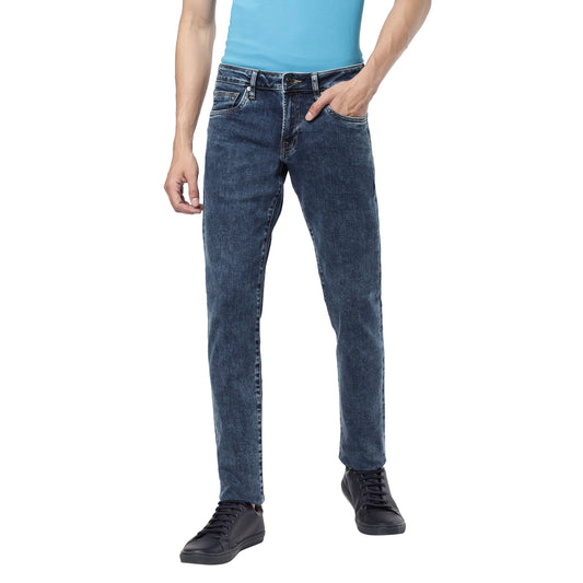 FALCAO-Blue Tapered Slim Jeans