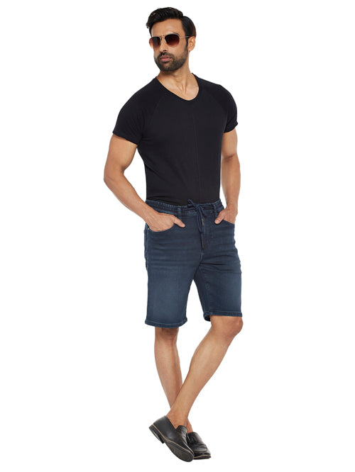 HAALAND-Dark Blue Shorts