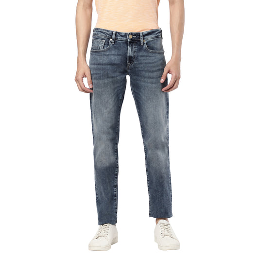 HAZARD-Mid-Blue Regular Fit Jeans