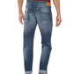 MANUEL-Blue Tapered Slim Jeans