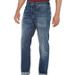 MANUEL-Blue Tapered Slim Jeans