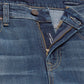 MANUEL-Blue Tapered Slim Jeans