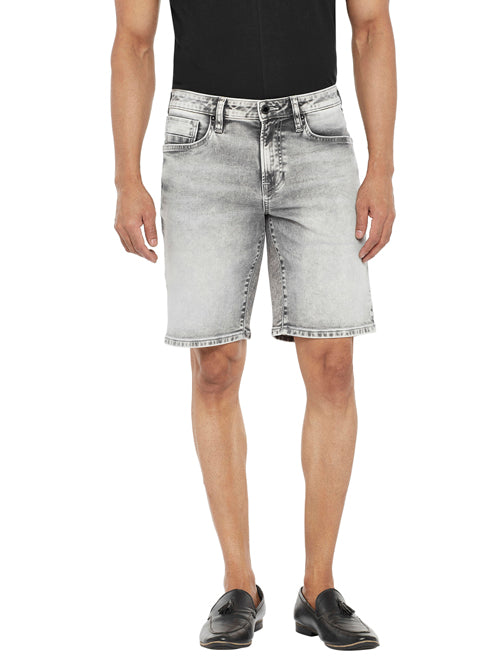 MULLER-Light Grey Shorts