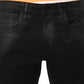 ROBBEN-Black Tapered Slim Jeans