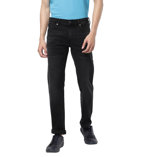 ROONEY-Black Regular Fit Jeans