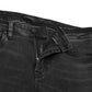 Silva-Tapered slim fit, black, clean look jeans