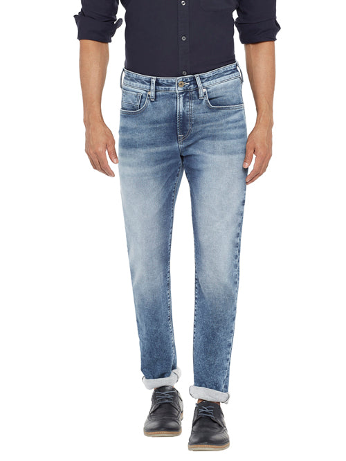 YEDDER-Blue Regular Fit Jeans